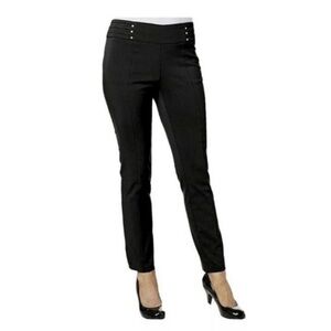 Womens Rafella Comfort Pull On Dress Pants Black Size 12